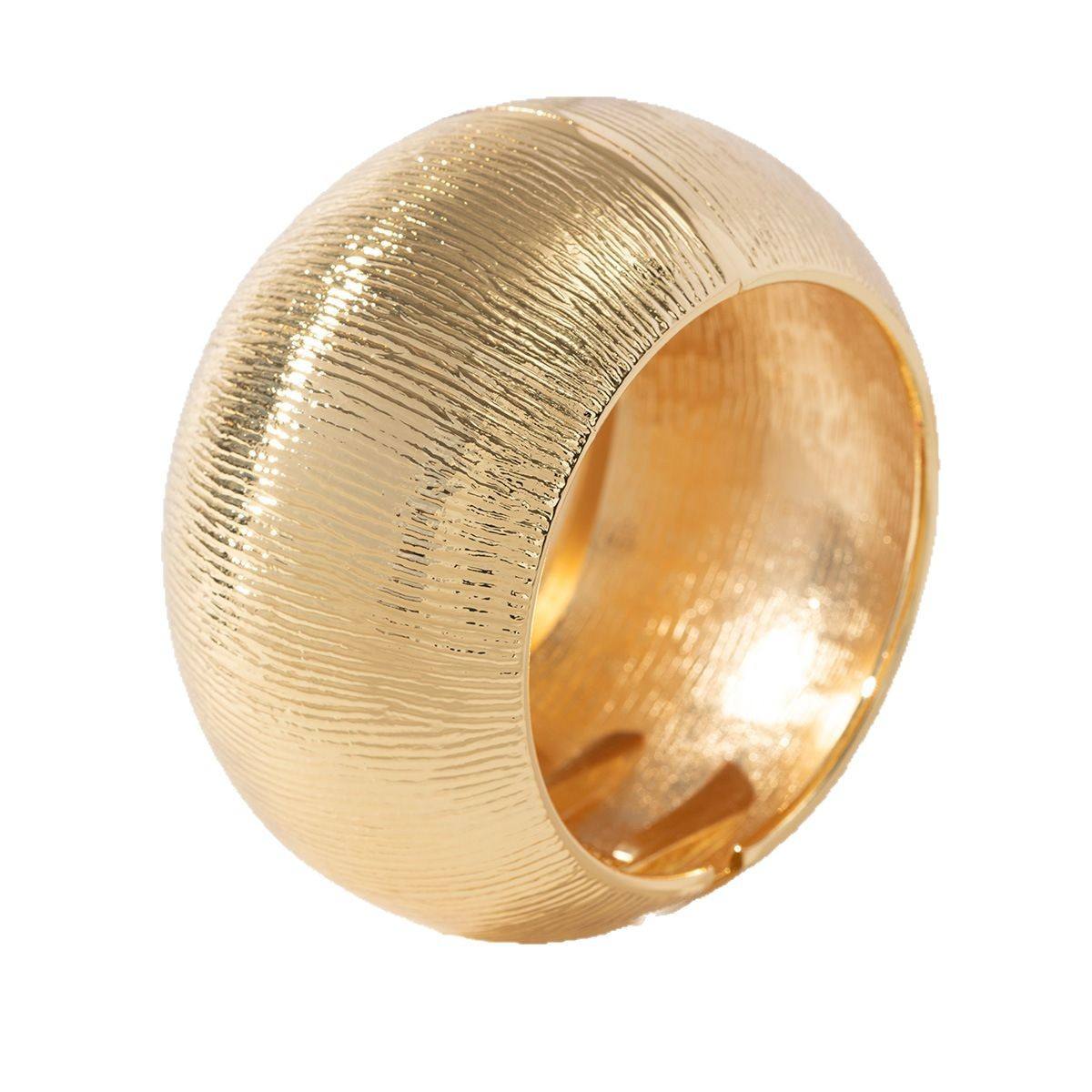 Elegant Wide Open Bracelets Gold Plated