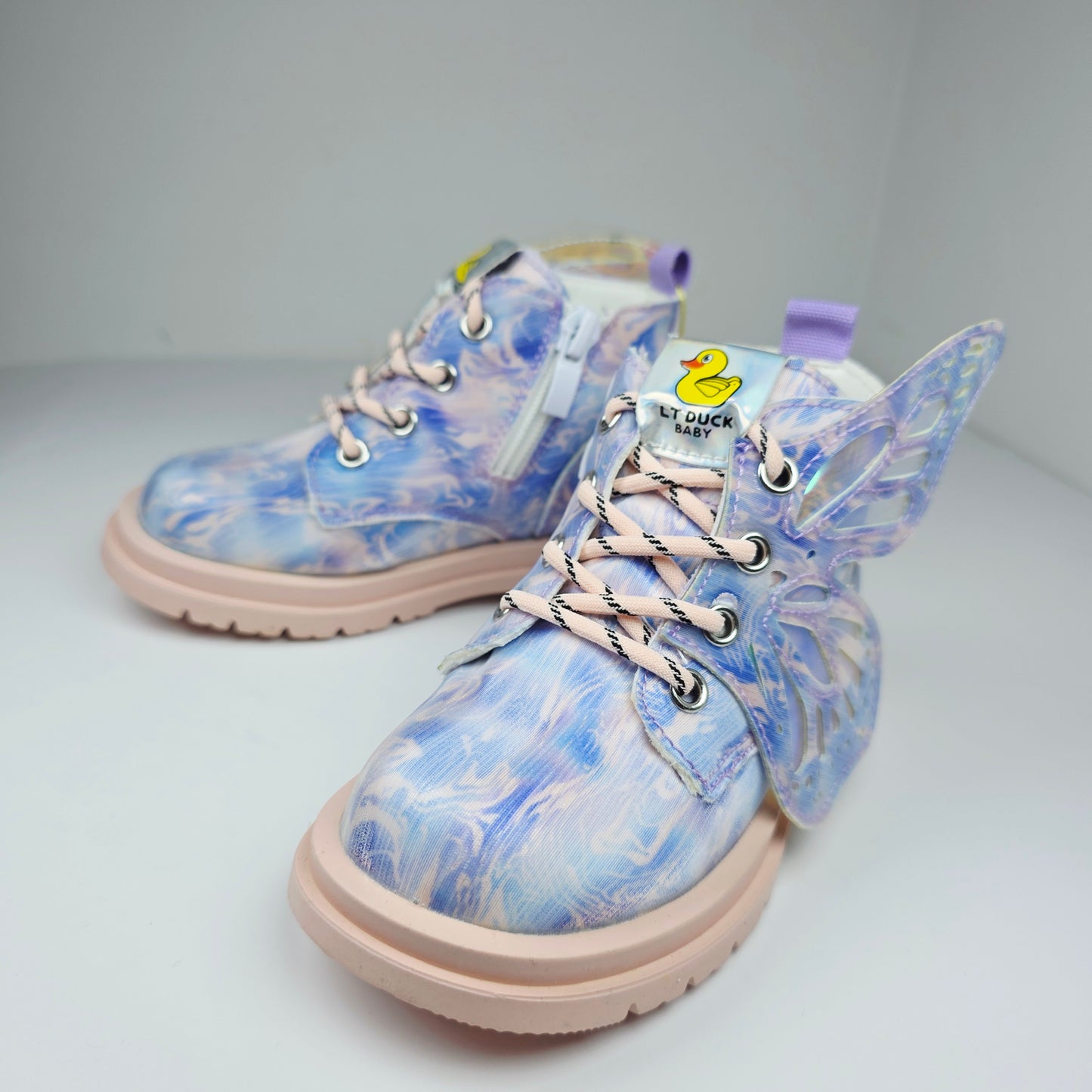Butterfly wings boots kids shoes