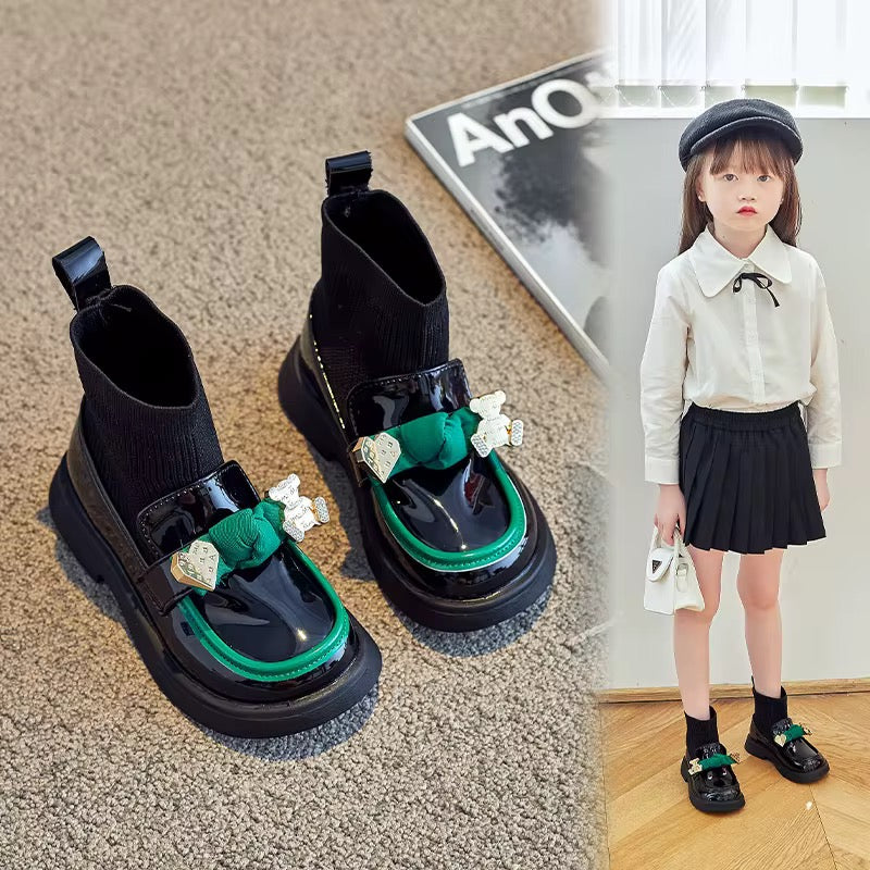 Children short socks princess shoes autumn trendy