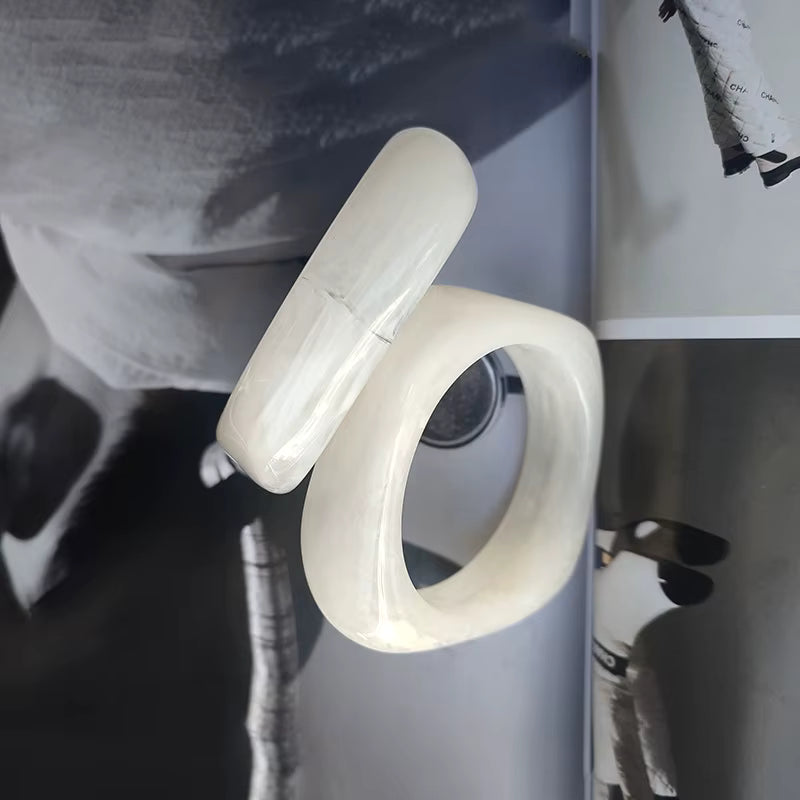 Simple Irregular Geometric Shape Acrylic Bracelet