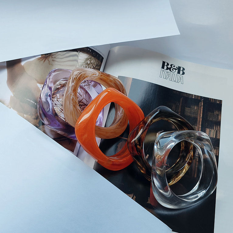 Simple Irregular Geometric Shape Acrylic Bracelet