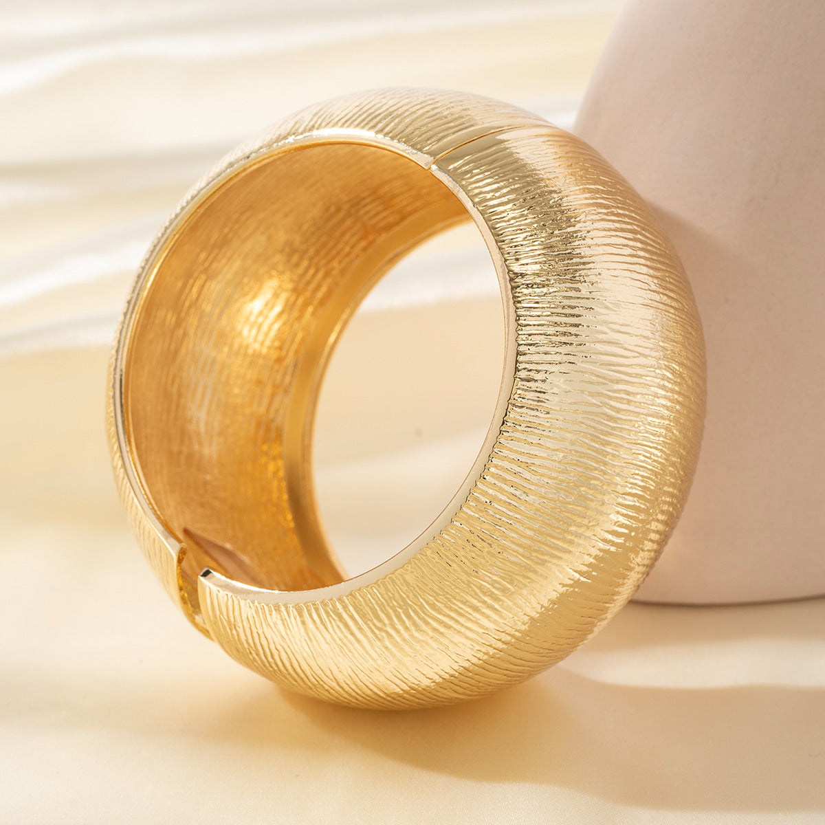 Elegant Wide Open Bracelets Gold Plated
