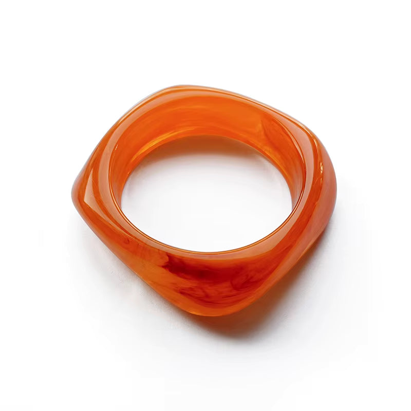 Simple Irregular Geometric Shape Acrylic Bracelet