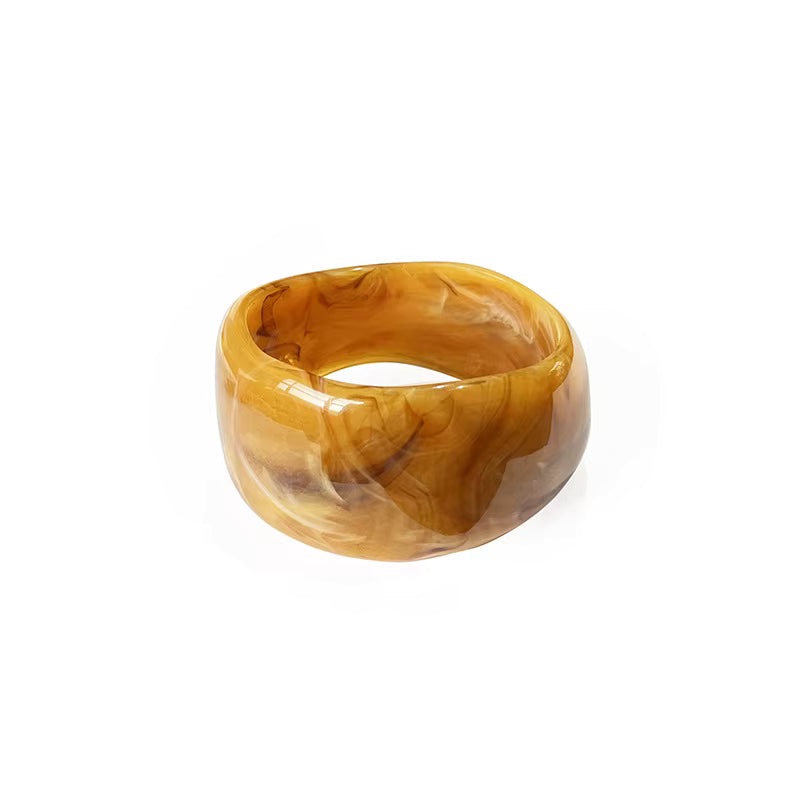 Irregular Geometric Shape Acrylic Bracelet