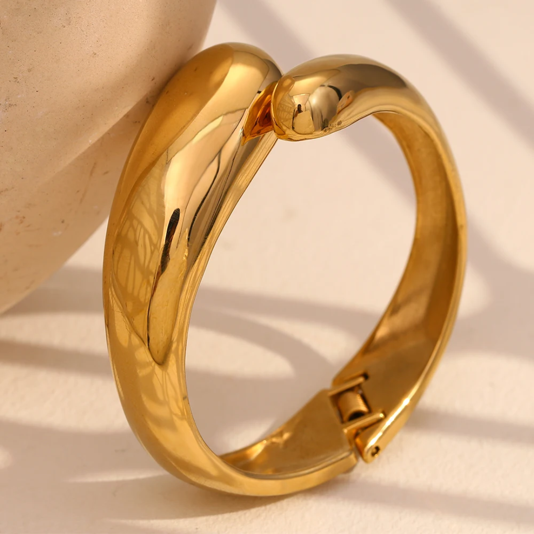 Chunky Snake Statement Jewelry Gold Plated