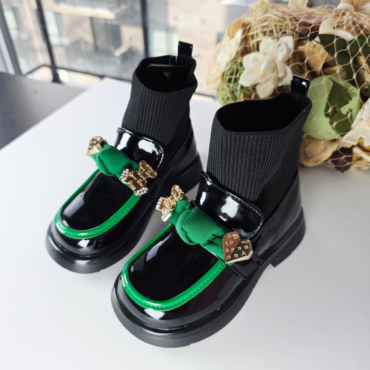 Children short socks princess shoes autumn trendy