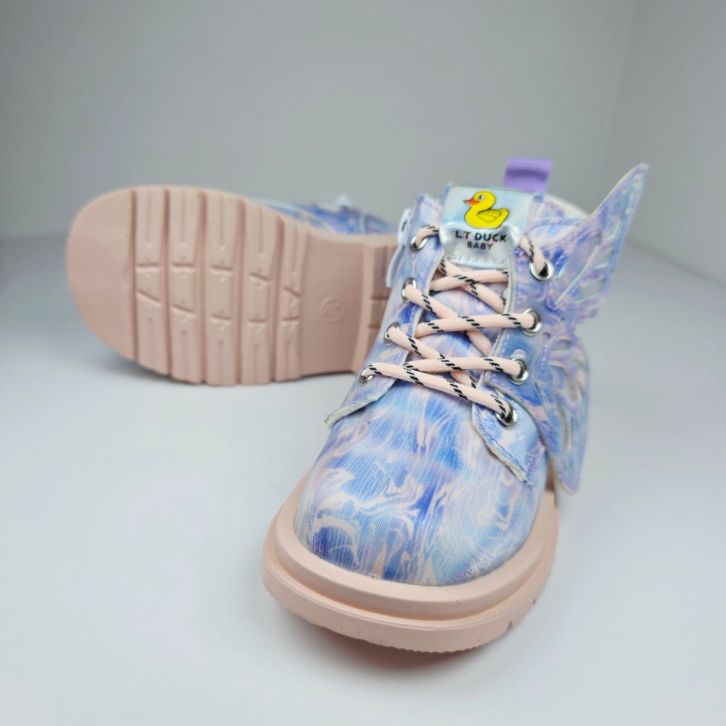 Butterfly wings boots kids shoes