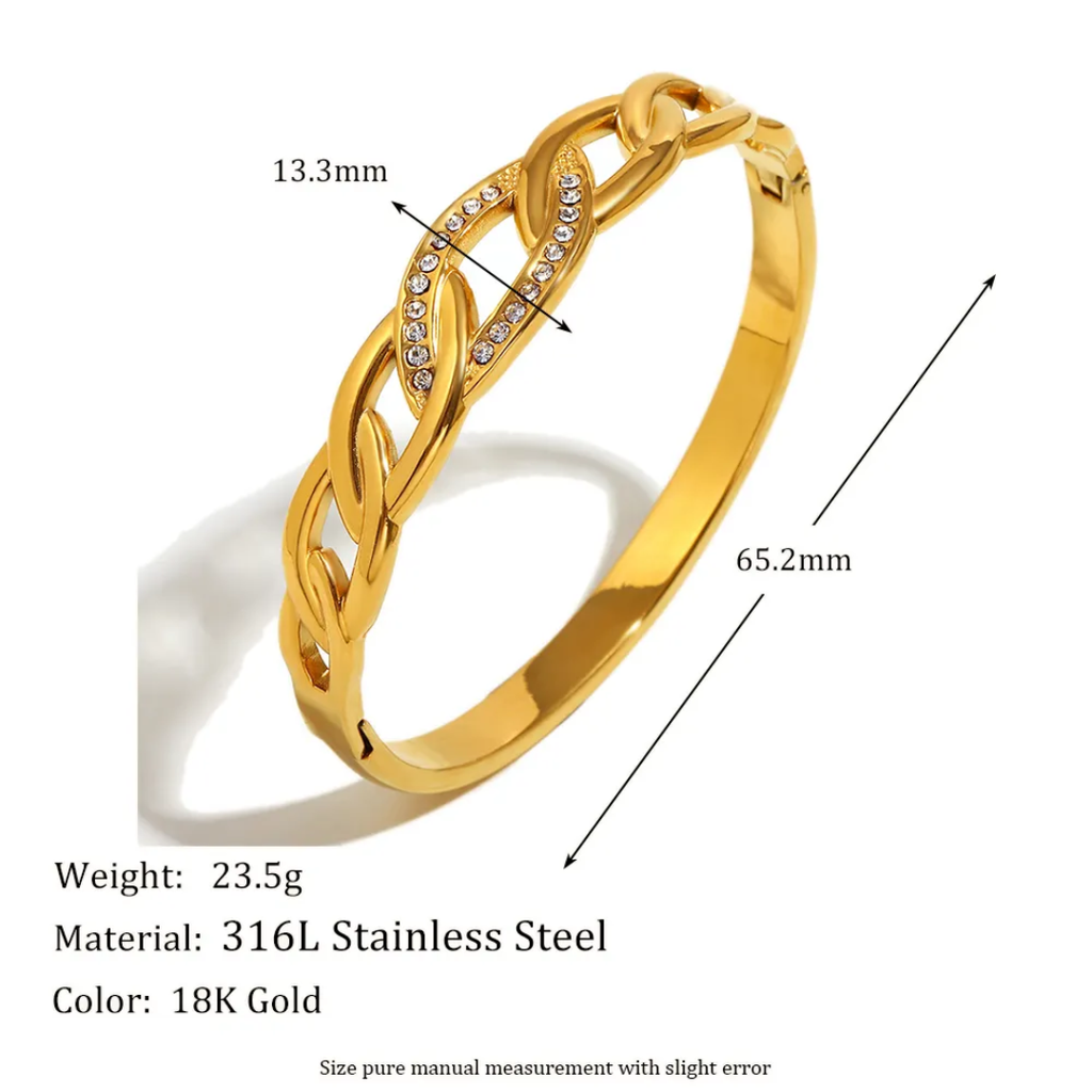 Mixte color zircon jewelry eye large